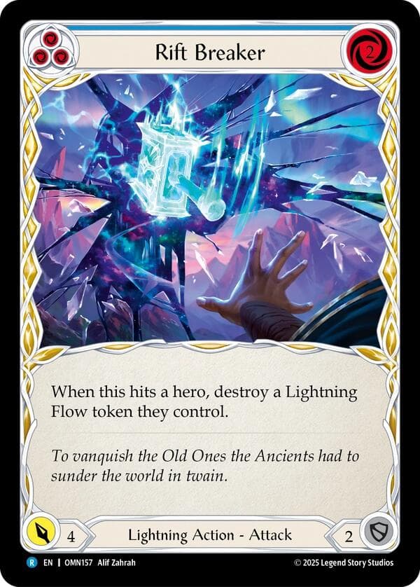 Rift Breaker (Blue) — Omens of the Third Age card