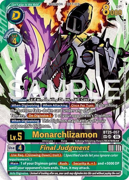 Monarchlizamon // Final Judgement (SP) — Dual Revolution card