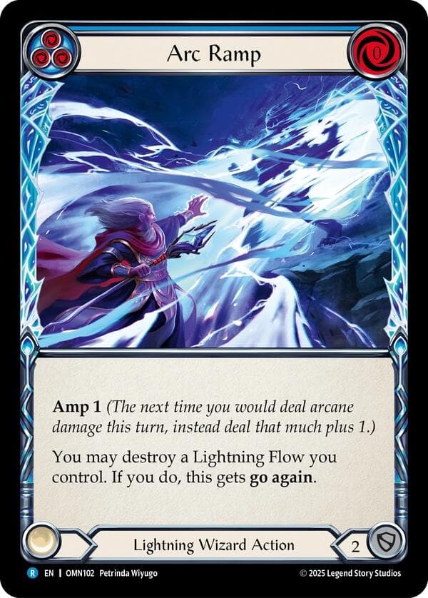 Arc Ramp (Blue) — Omens of the Third Age card