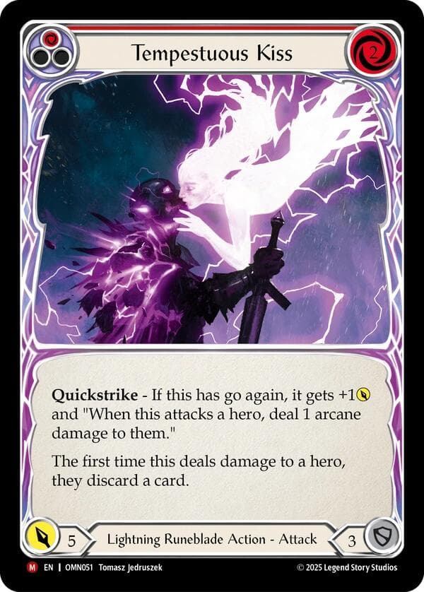 Tempestuous Kiss — Omens of the Third Age card