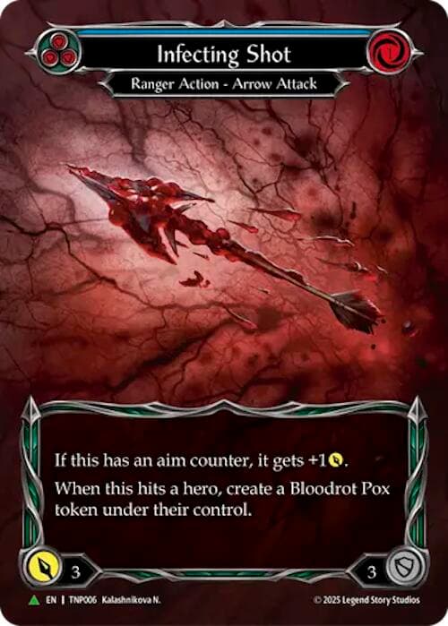 Infecting Shot (Blue) (Marvel) - TNP006 — Flesh and Blood: Promo Cards card