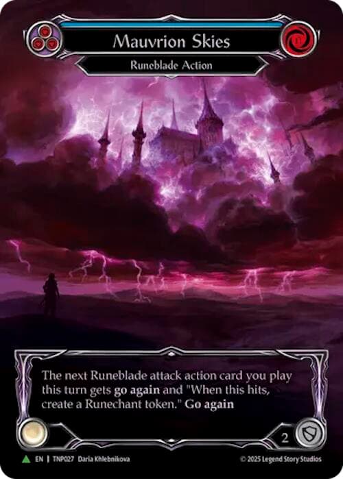 Mauvrion Skies (Blue) (Marvel) - TNP027 — Flesh and Blood: Promo Cards card