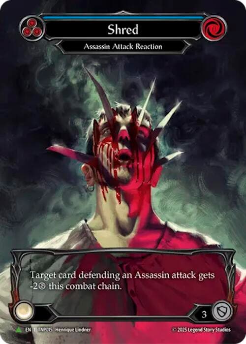Shred (Blue) (Marvel) - TNP015 — Flesh and Blood: Promo Cards card