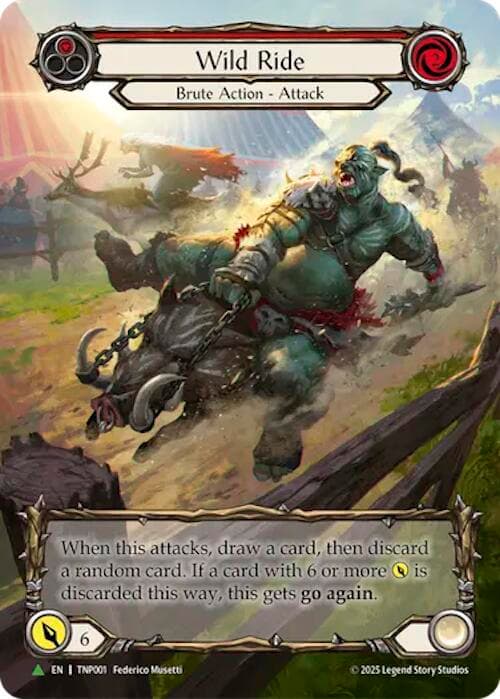 Wild Ride (Red) (Marvel) - TNP001 — Flesh and Blood: Promo Cards card