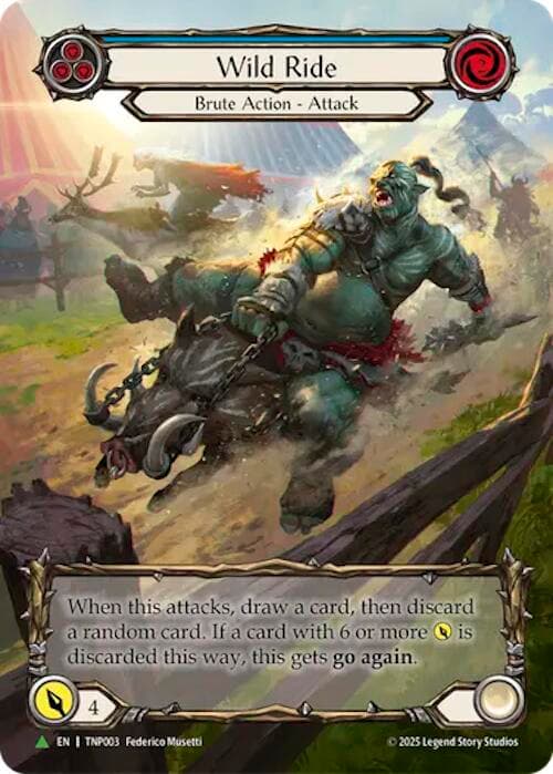 Wild Ride (Blue) (Marvel) - TNP003 — Flesh and Blood: Promo Cards card