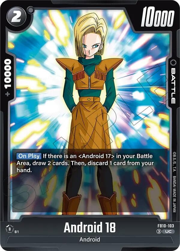 Android 18 - FB10-103 — Cross Force card