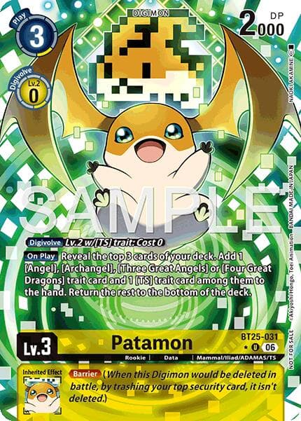 Patamon (Full Art) — Dual Revolution card