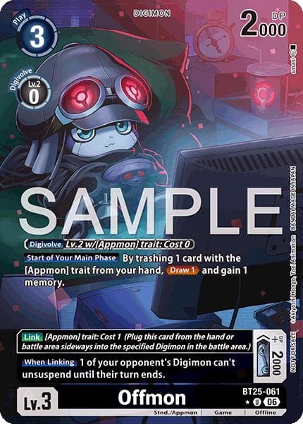 Offmon (Full Art) — Dual Revolution card