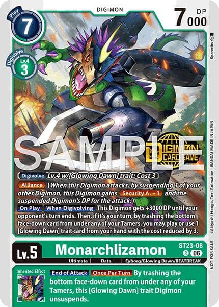 Monarchlizamon (Welcome Tamers Pack Vol.2) — Starter Deck 23: Beatbreak Release Event Cards card