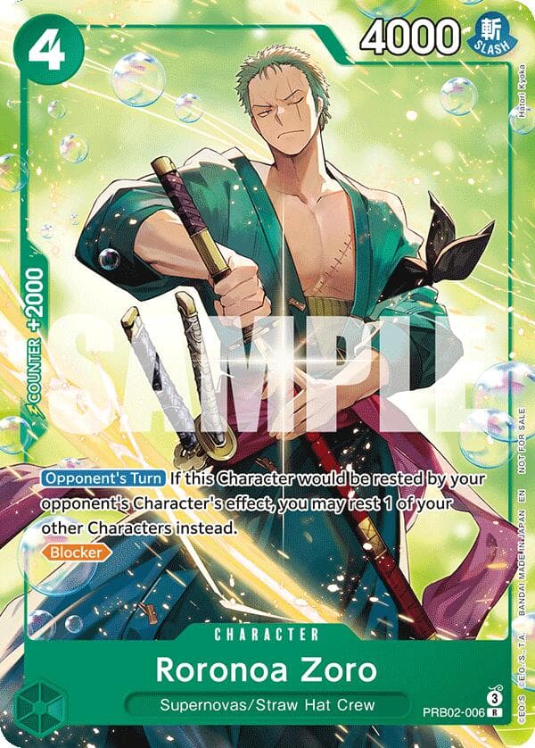 Roronoa Zoro (Welcome Pack 2026 Vol.1) — One Piece Promotion Cards card