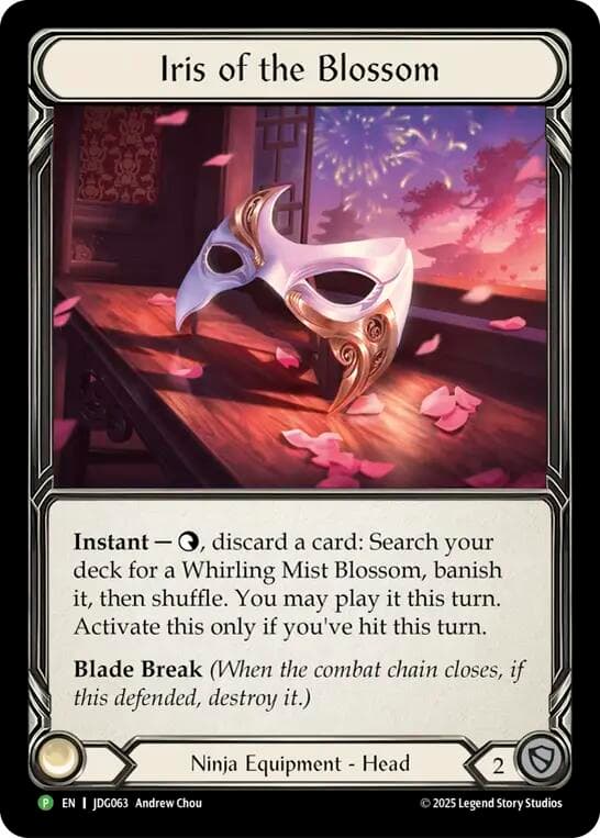 Iris of the Blossom - JDG063 — Flesh and Blood: Promo Cards card
