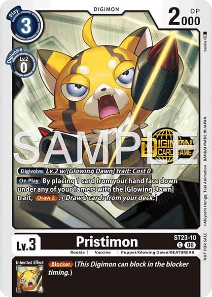 Pristimon (Welcome Tamers Pack Vol.2) — Starter Deck 23: Beatbreak Release Event Cards card
