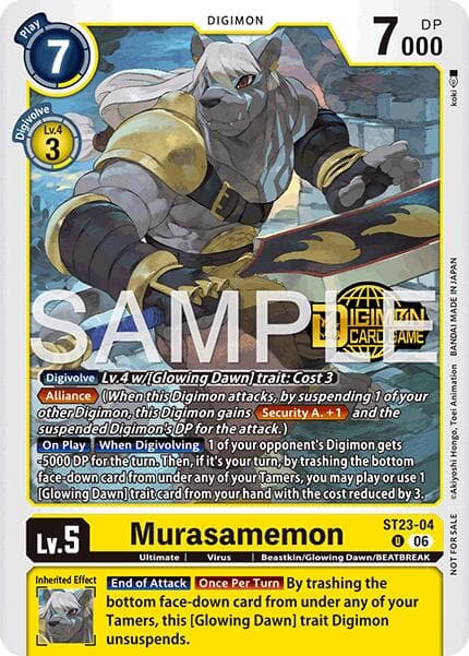 Murasamemon (Welcome Tamers Pack Vol.2) — Starter Deck 23: Beatbreak Release Event Cards card