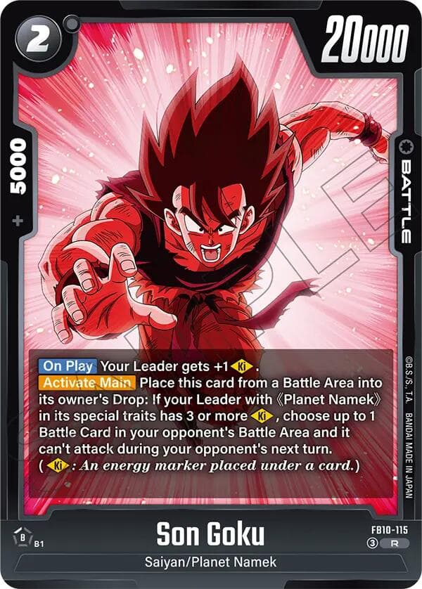 Son Goku - FB10-115 — Cross Force card