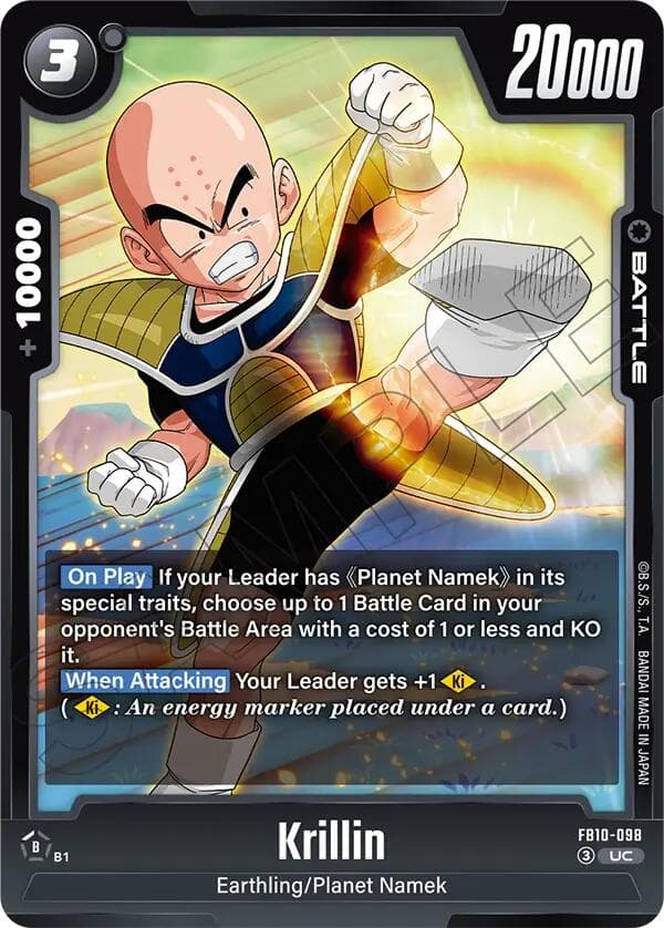 Krillin - FB10-098 — Cross Force card