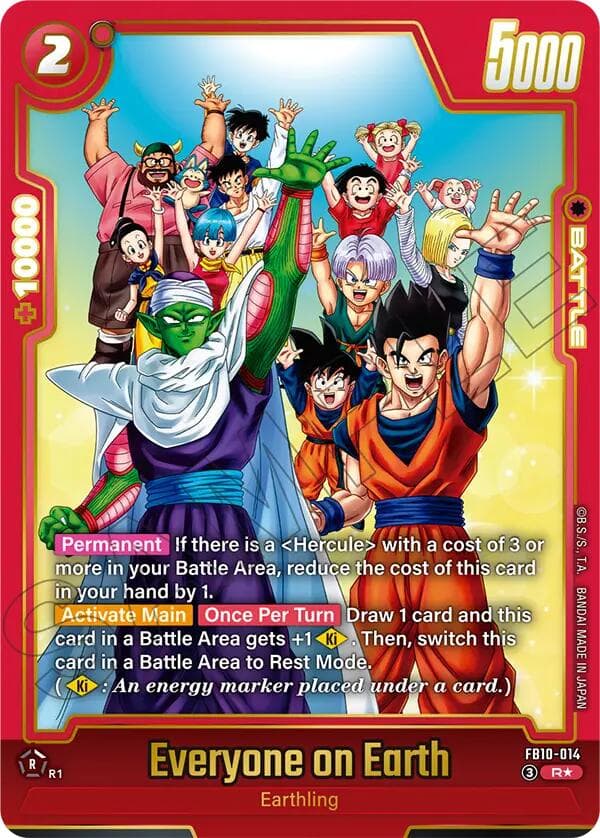 Everyone on Earth (Alternate Art) — Cross Force card