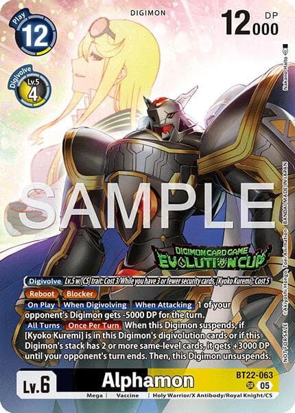 Alphamon (Evolution Cup 2026 Vol. 2) — Cyber Eden card
