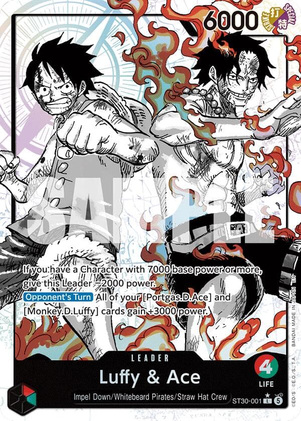 Luffy & Ace (Parallel) — Starter Deck EX: Luffy & Ace card