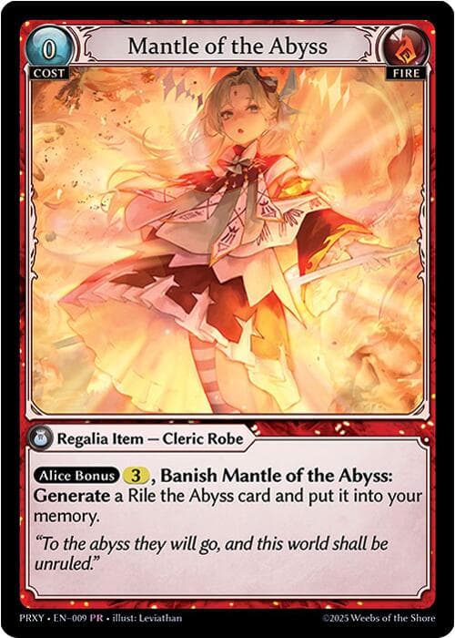 Mantle of the Abyss — Proxia's Vault card