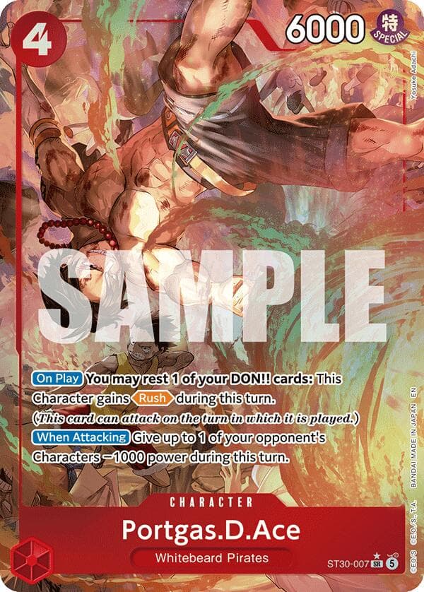 Portgas.D.Ace (007) (Parallel) — Starter Deck EX: Luffy & Ace card