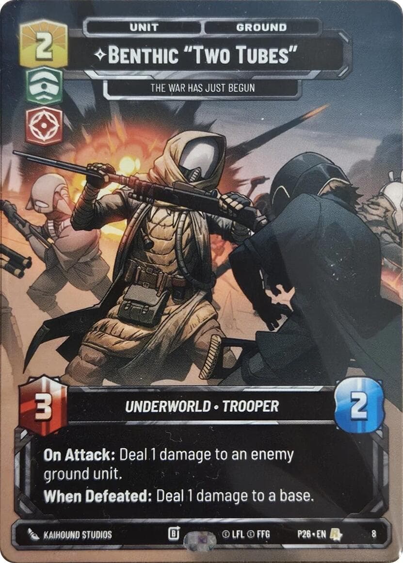 Benthic "Two Tubes" - The War Has Just Begun — Organized Play Promos card