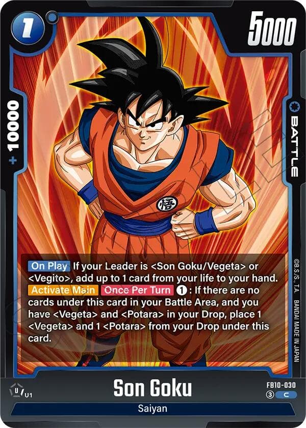 Son Goku - FB10-030 — Cross Force card