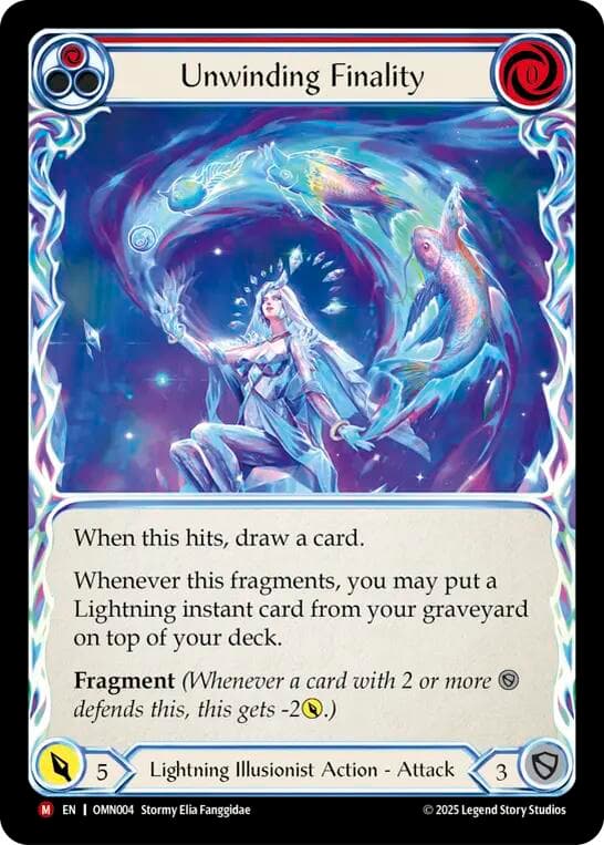 Unwinding Finality — Omens of the Third Age card