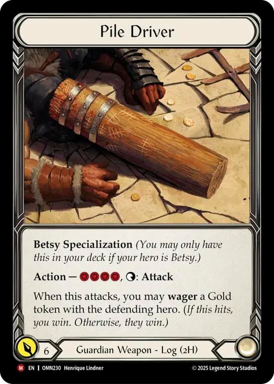 Pile Driver — Omens of the Third Age card