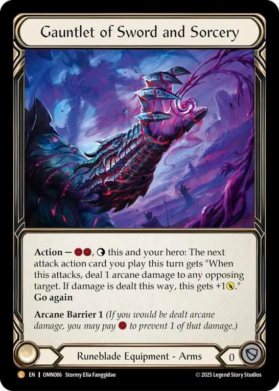 Gauntlet of Sword and Sorcery — Omens of the Third Age card