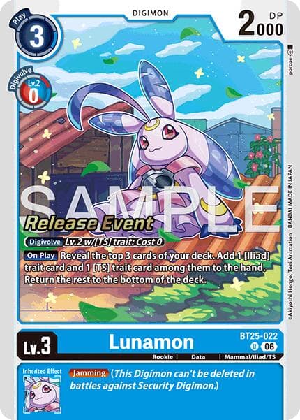 Lunamon — Dual Revolution Release Event Cards card
