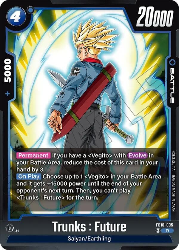 Trunks : Future - FB10-035 — Cross Force card