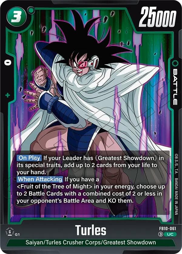 Turles - FB10-061 — Cross Force card