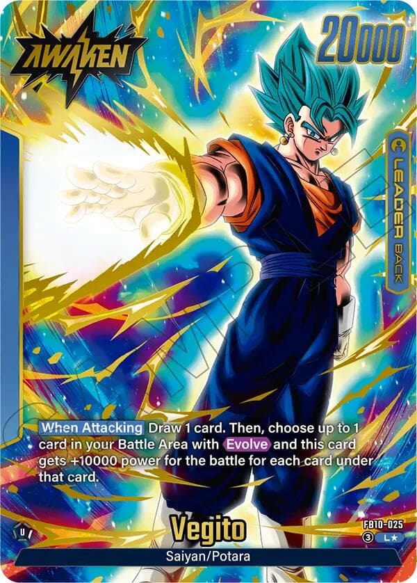 Son Goku/Vegeta // Vegito (Alternate Art) — Cross Force card
