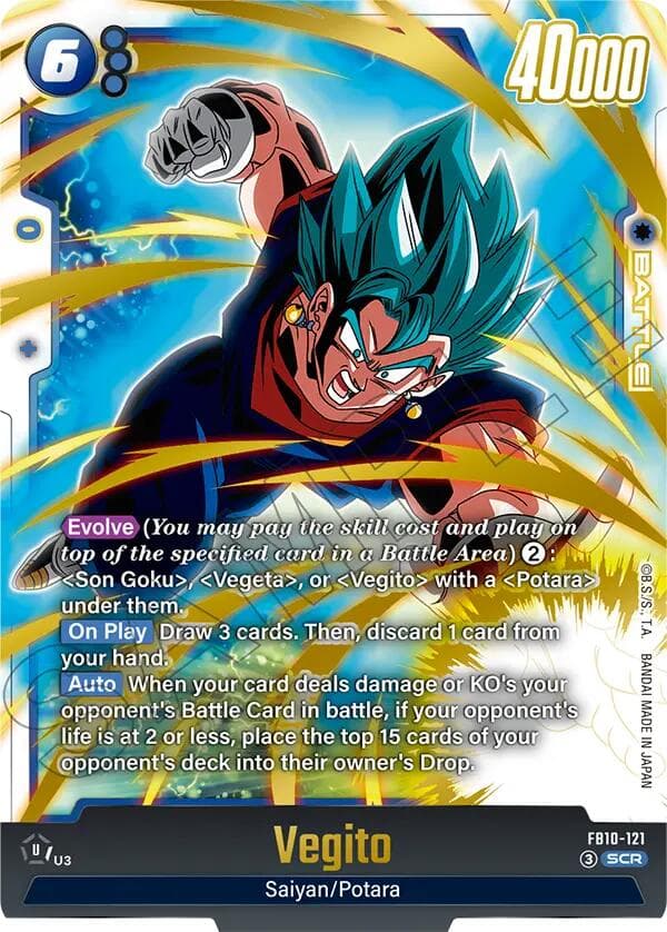 Vegito - FB10-121 — Cross Force card
