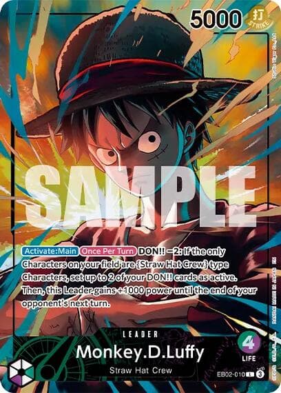 Monkey.D.Luffy (Official Playmat Limited Edition Vol.5) — One Piece Promotion Cards card