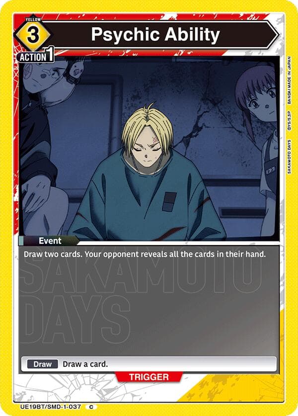 Psychic Ability — UE19BT: SAKAMOTO DAYS card