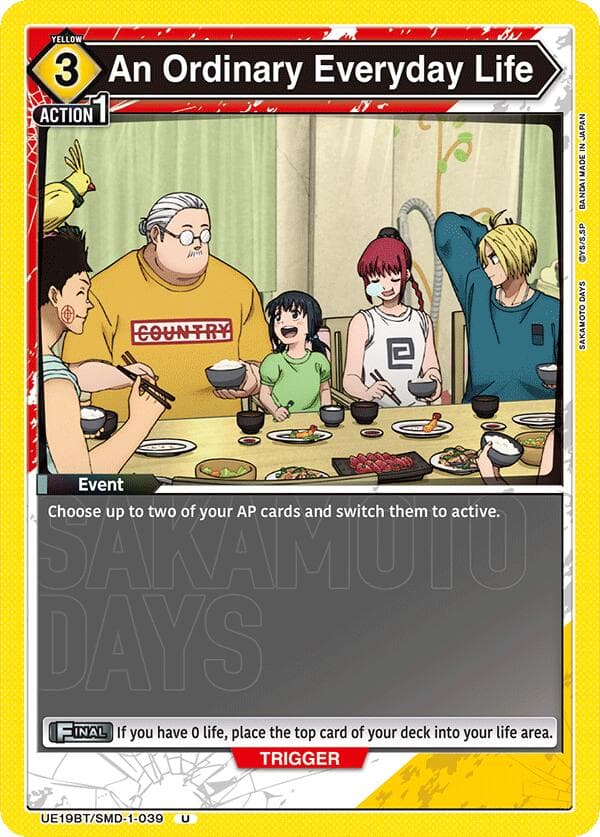 An Ordinary Everyday Life — UE19BT: SAKAMOTO DAYS card