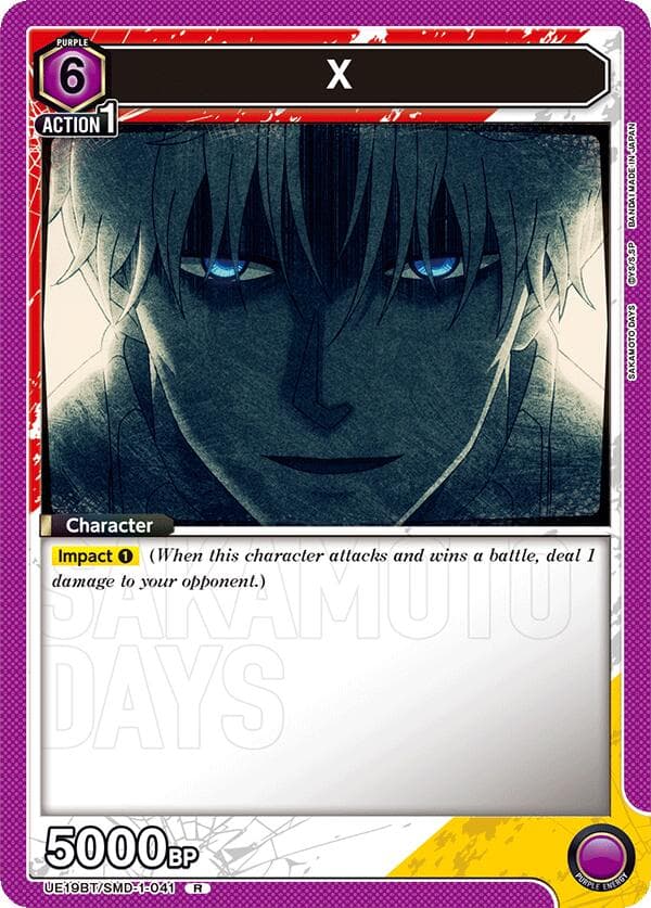 X — UE19BT: SAKAMOTO DAYS card