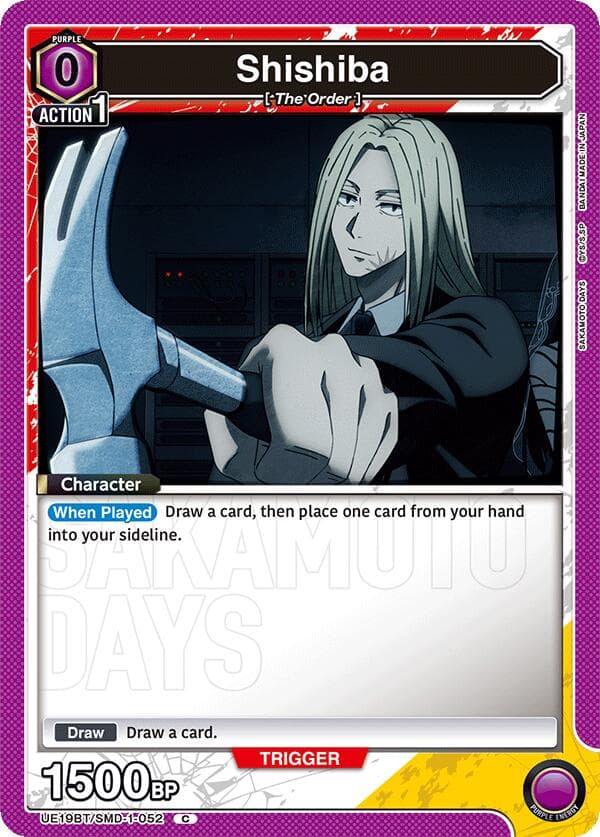 Shishiba (052) — UE19BT: SAKAMOTO DAYS card