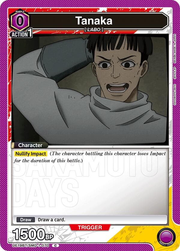 Tanaka — UE19BT: SAKAMOTO DAYS card