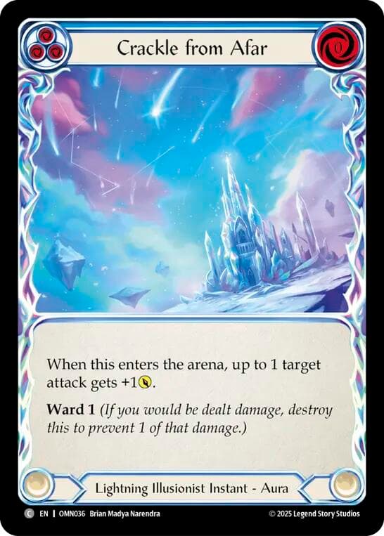 Crackle From Afar — Omens of the Third Age card