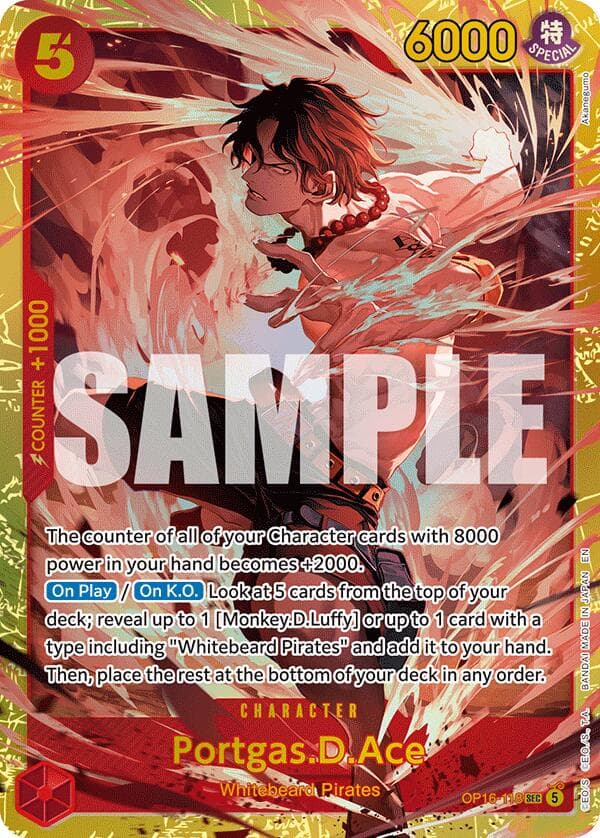 Portgas.D.Ace (118) — The Time of Battle card