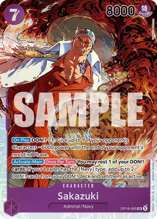 Sakazuki — The Time of Battle card