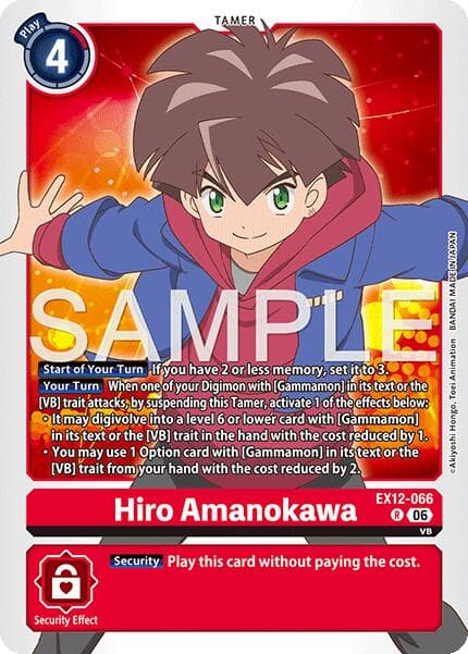 Hiro Amanokawa — Digital World Shambala card