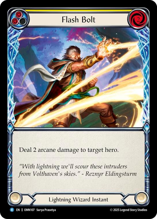Flash Bolt (Yellow) — Omens of the Third Age card