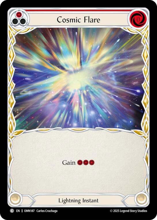 Cosmic Flare (Red) — Omens of the Third Age card