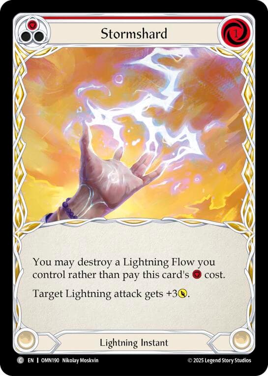 Stormshard (Red) — Omens of the Third Age card