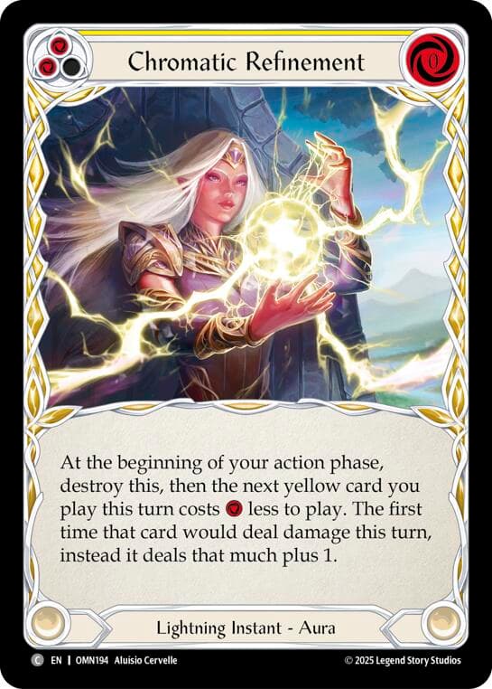 Chromatic Refinement (Yellow) — Omens of the Third Age card