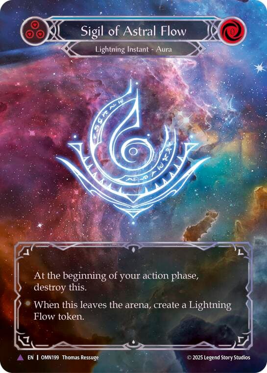 Sigil Of Astral Flow (Blue) (Marvel) — Omens of the Third Age card