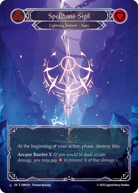 Spellbane Sigil (Blue) (Marvel) — Omens of the Third Age card